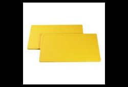 Schneideplatte 600/350 - gelb glatt